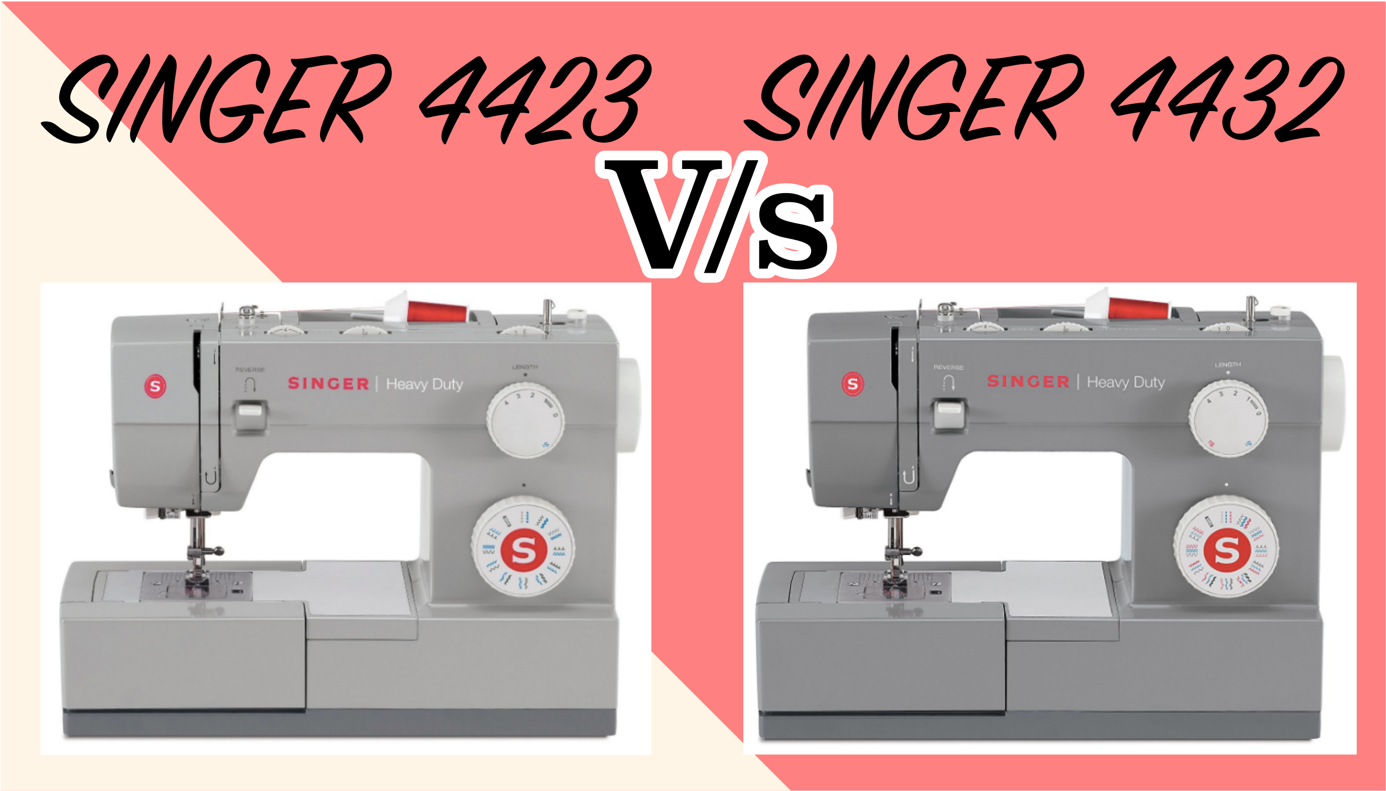 Singer machine à coudre heavy duty 4432
