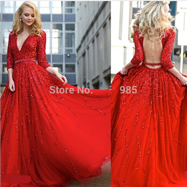 Robe de gala rouge