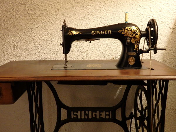 Vente machine à coudre ancienne singer