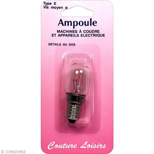 Ampoules machine à coudre