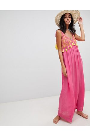 Robe de plage verte
