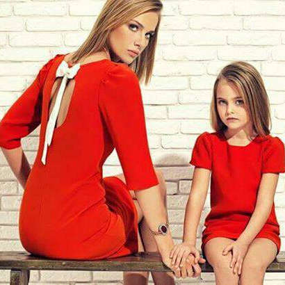 Robe fille et maman