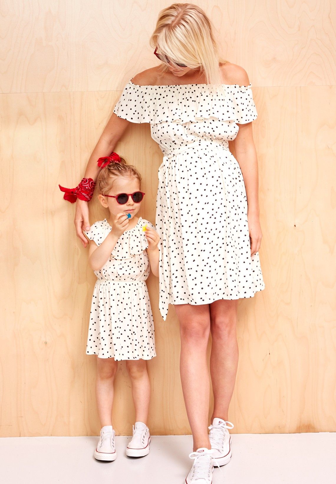 Robe fille et mere