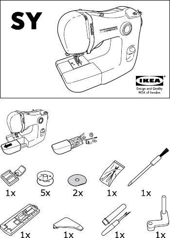 Machine a coudre sy ikea
