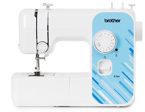 Brother ke14s machine à coudre acier inoxydable, blanc/rose, 40 x 15 x 31 cm