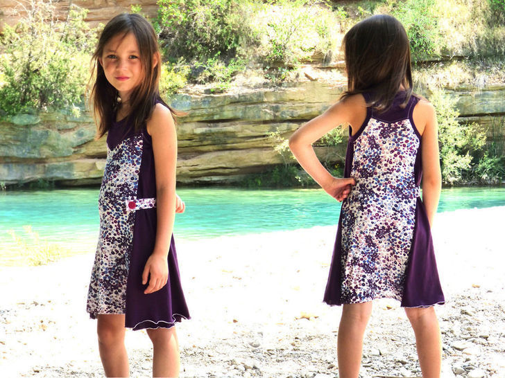 Robe fillette jersey