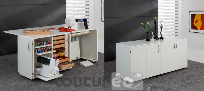 Meuble rangement machine à coudre