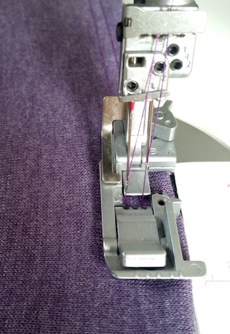 Coudre jersey à la machine