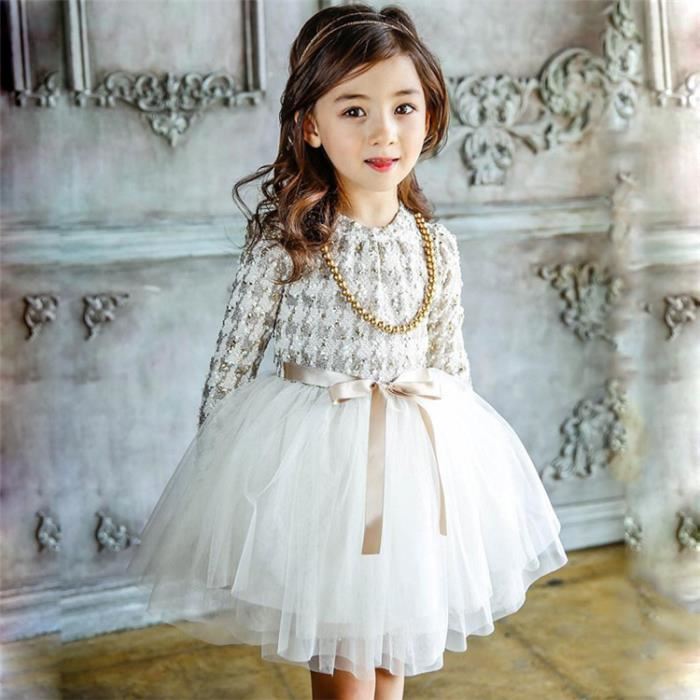 Robe ceremonie hiver fille