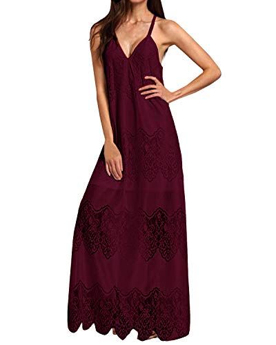 Robe dentelle col v