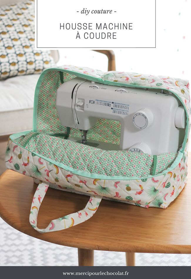 Diy housse machine a coudre