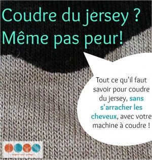 Couture jersey machine à coudre