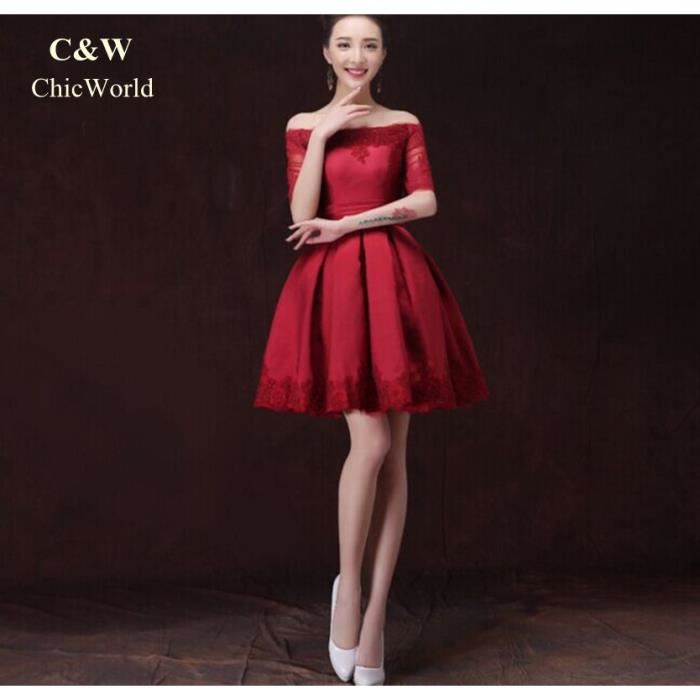 Robe de fete rouge