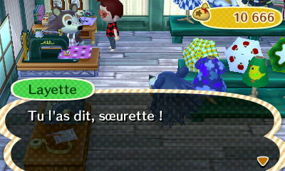 Acnl la machine a coudre