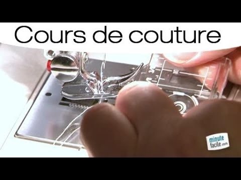 Montage fil sur machine a coudre