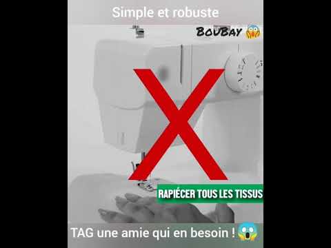 Animation machine à coudre