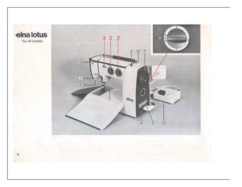Notice machine a coudre elna lotus zz