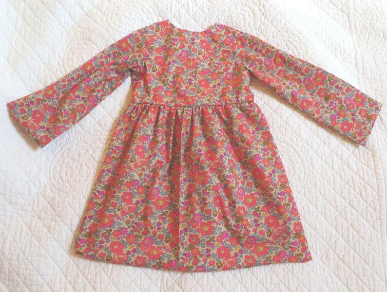 Robe fille fluo