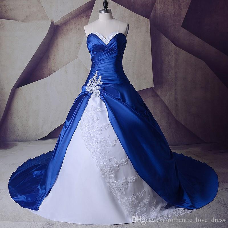 Robes de mariée bleue