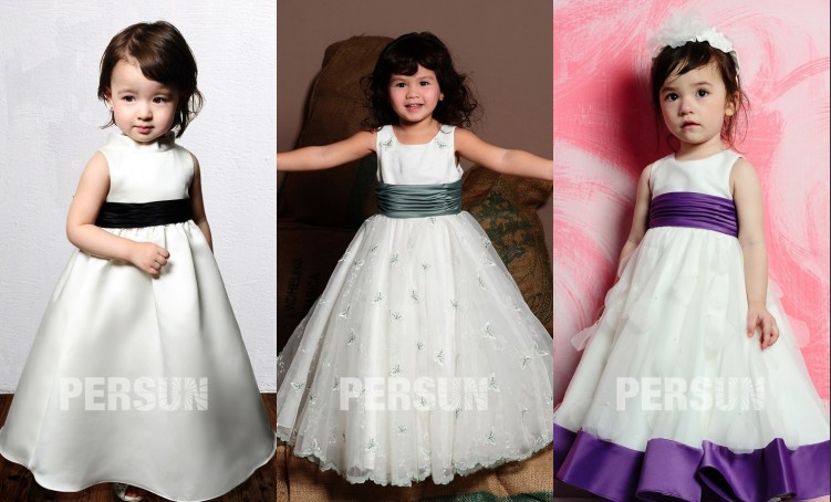 Robe fille retro