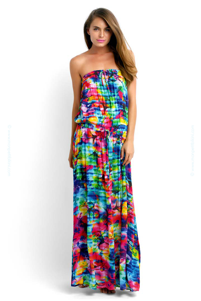 Longue robe de plage