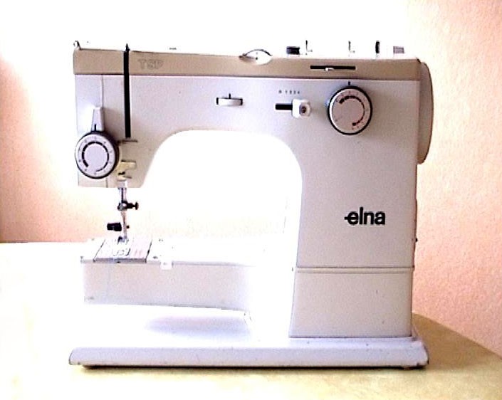 Utilisation machine à coudre elna
