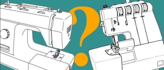 Surjeteuse difference machine a coudre