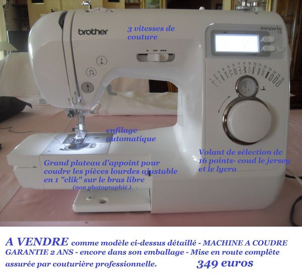 Machine a coudre brother galaxie 2000