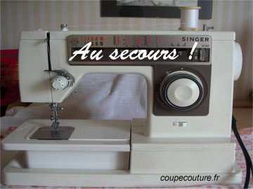 Machine a coudre aiguille qui bloque