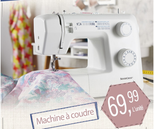 Pied de biche pour machine a coudre silvercrest