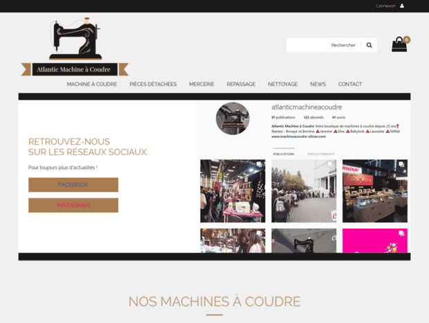 Machine a coudre olivier