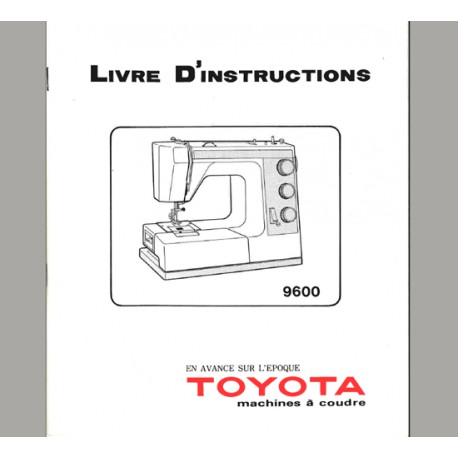 Machine à coudre toyota notice