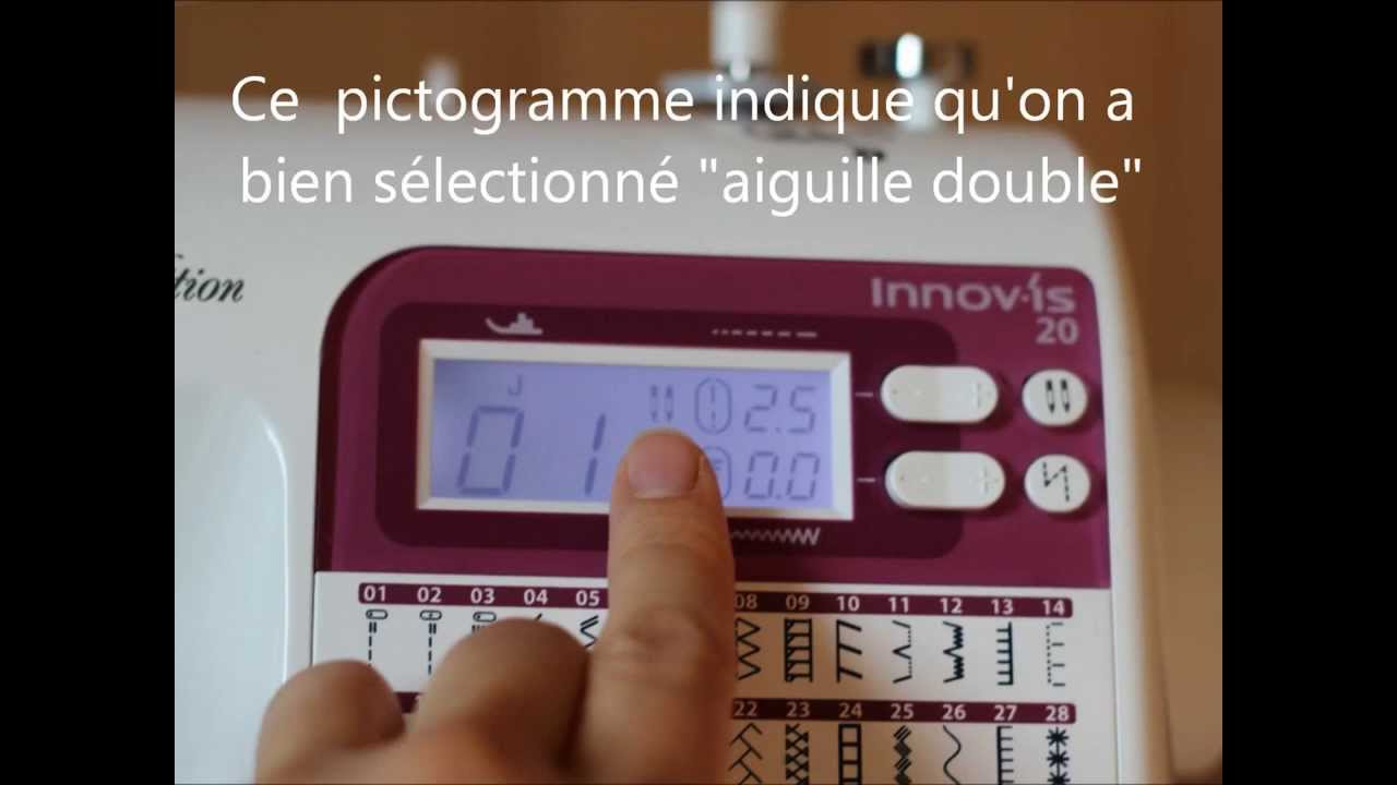 Comment utiliser une aiguille double sur machine à coudre