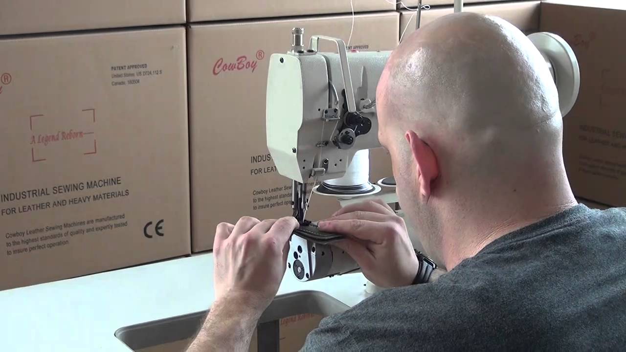 Machine a coudre triple entrainement cuir