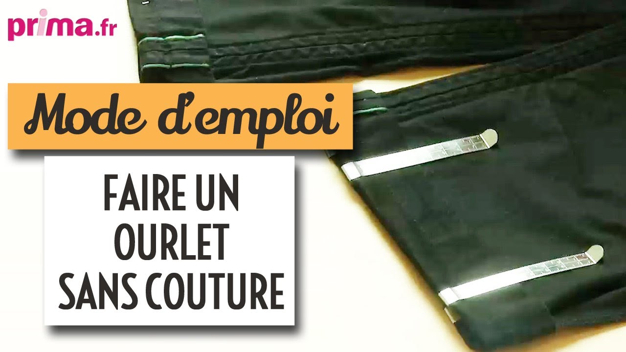 Faire un ourlet de pantalon sans machine a coudre