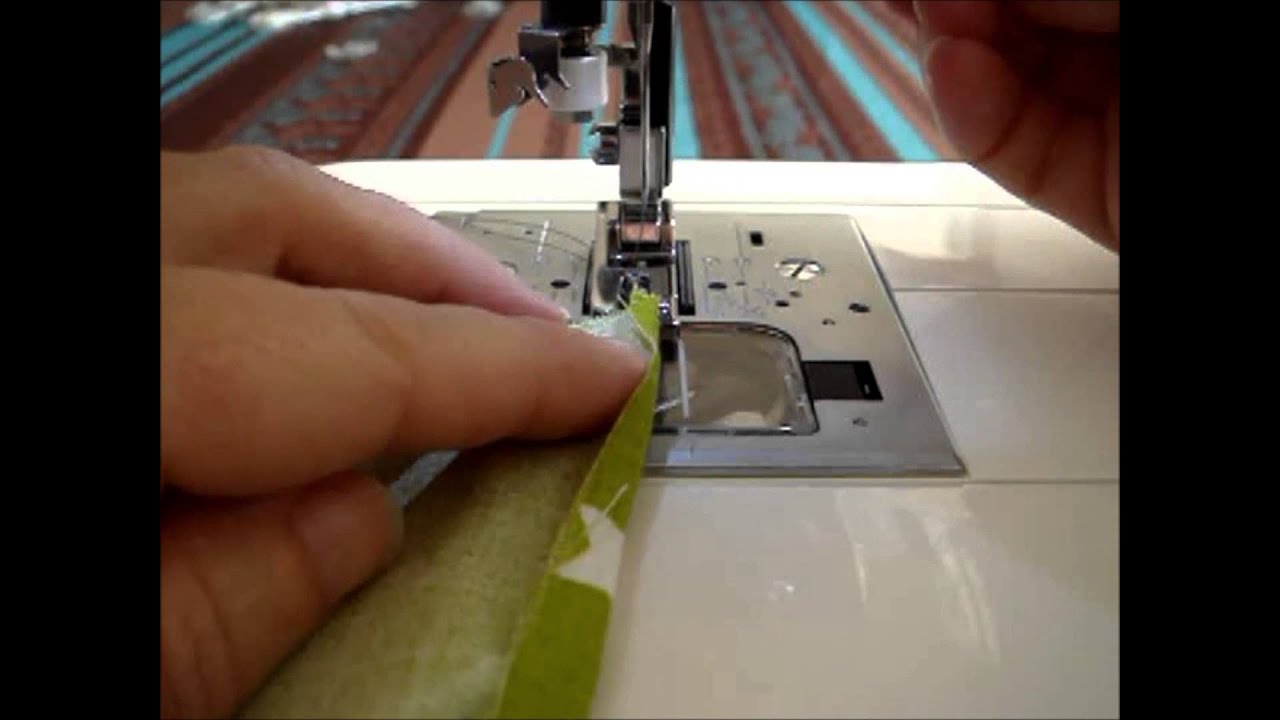 Tuto ourlet roulotté machine à coudre