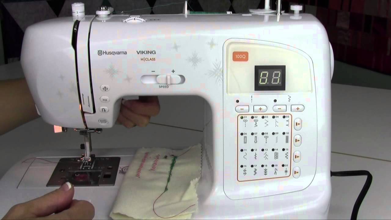 Husqvarna viking h class 100 q machine à coudre