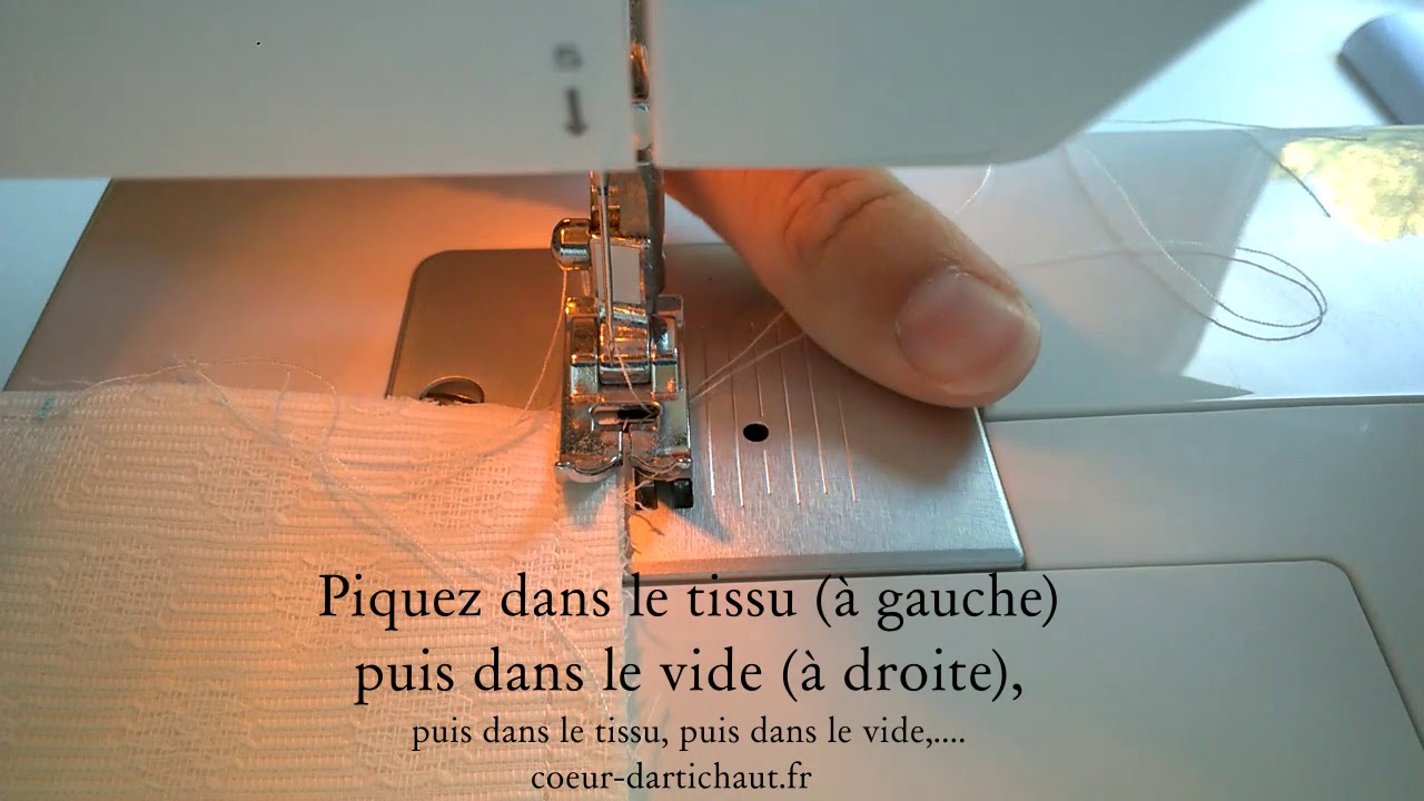 Surjeter a la machine a coudre