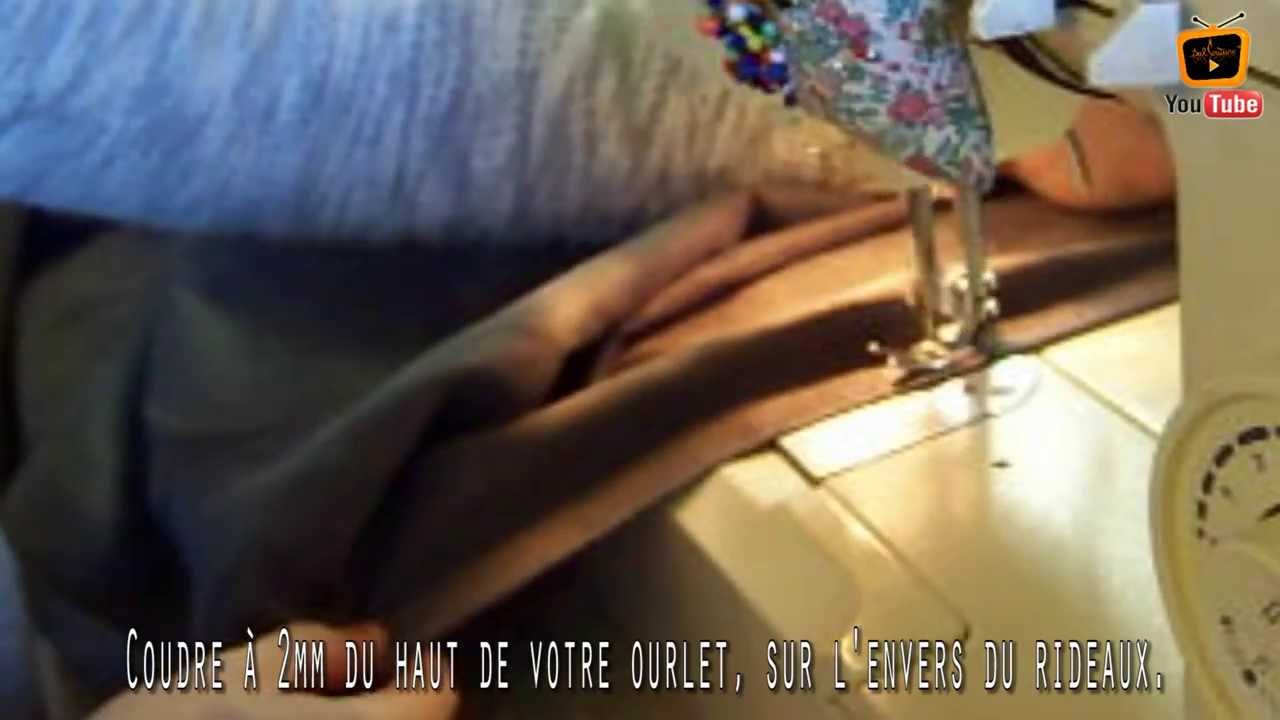 Comment faire un ourlet de rideau sans machine à coudre