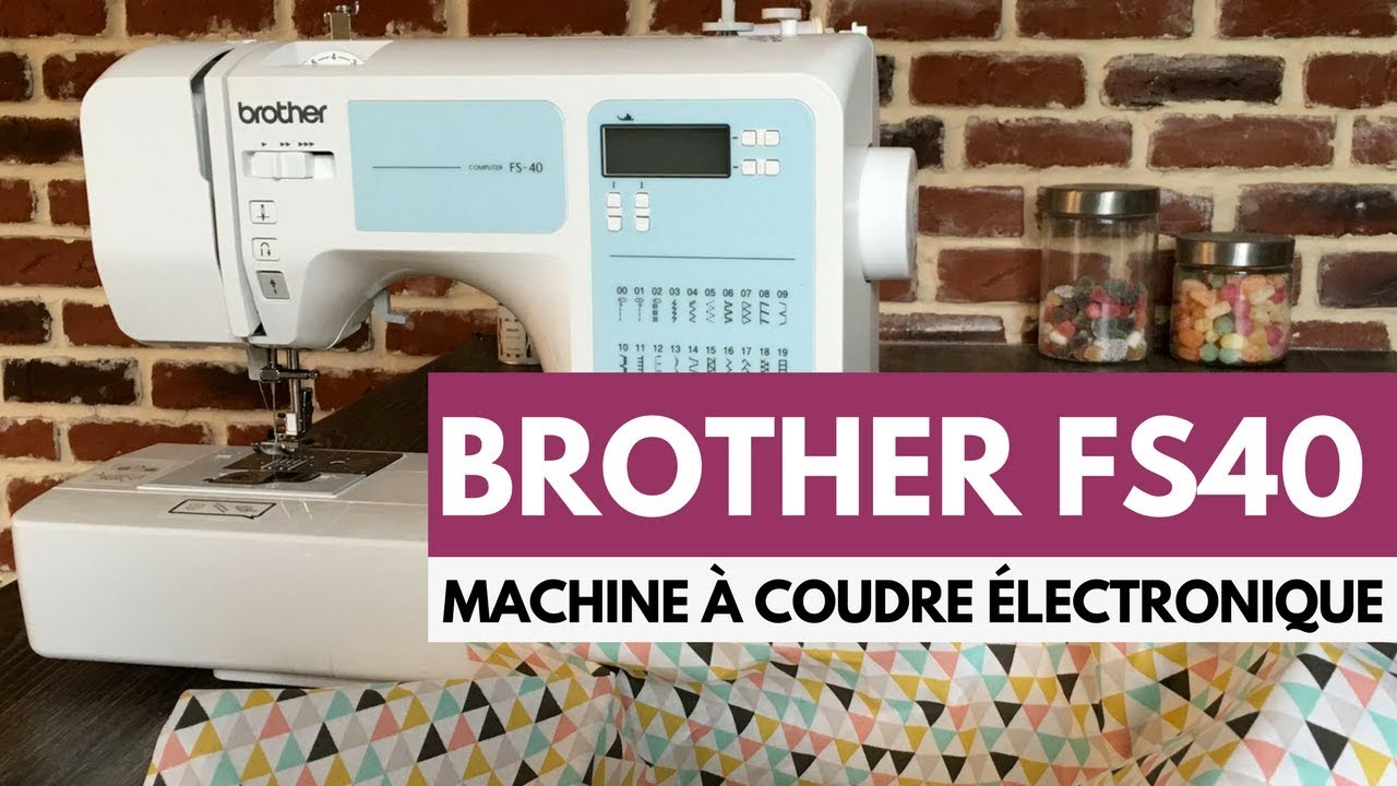 Test machine a coudre brother fs40