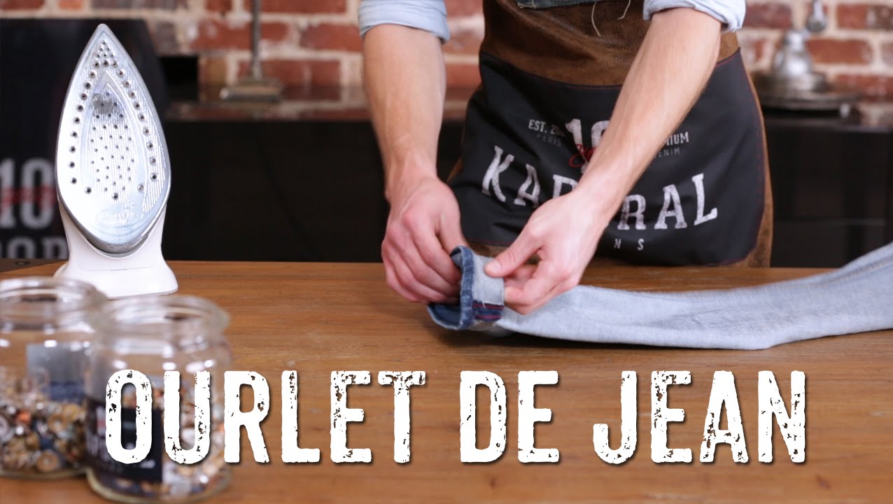 Machine a coudre ourlet jean