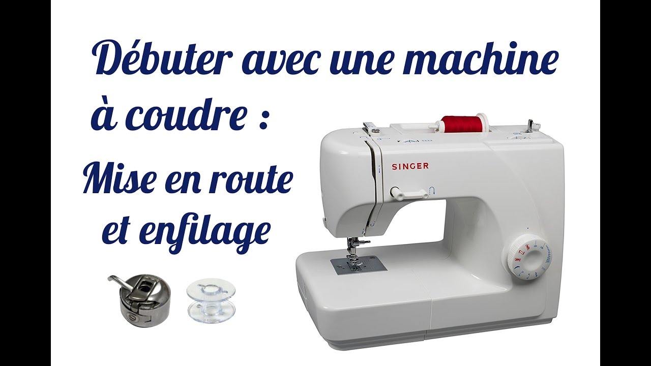 Enfiler fil vieille machine à coudre singer