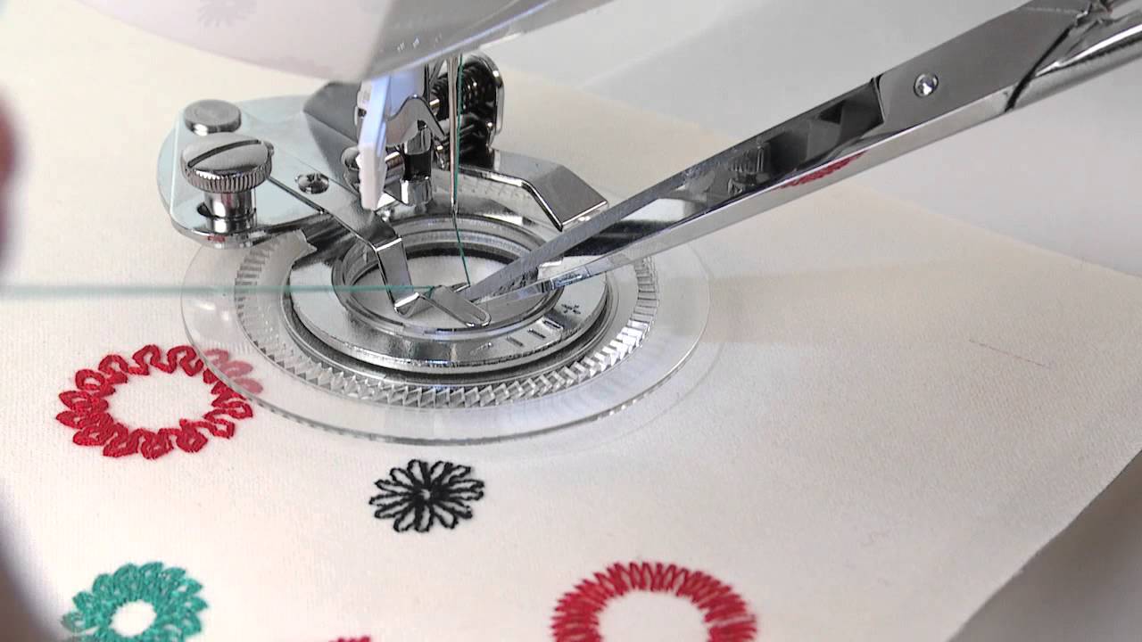 Tinksky multifonctionnel daisy flower stitch machine à coudre pied presseur