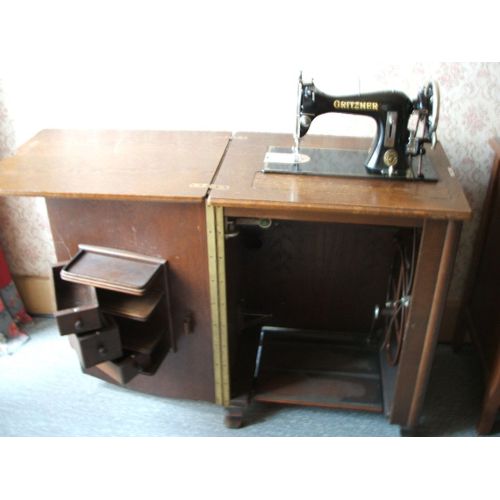 Machine à coudre meuble