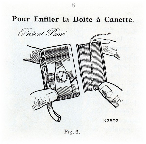 Machine a coudre singer mettre la canette
