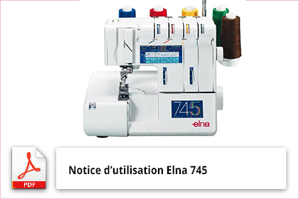 Notice de machine a coudre elna