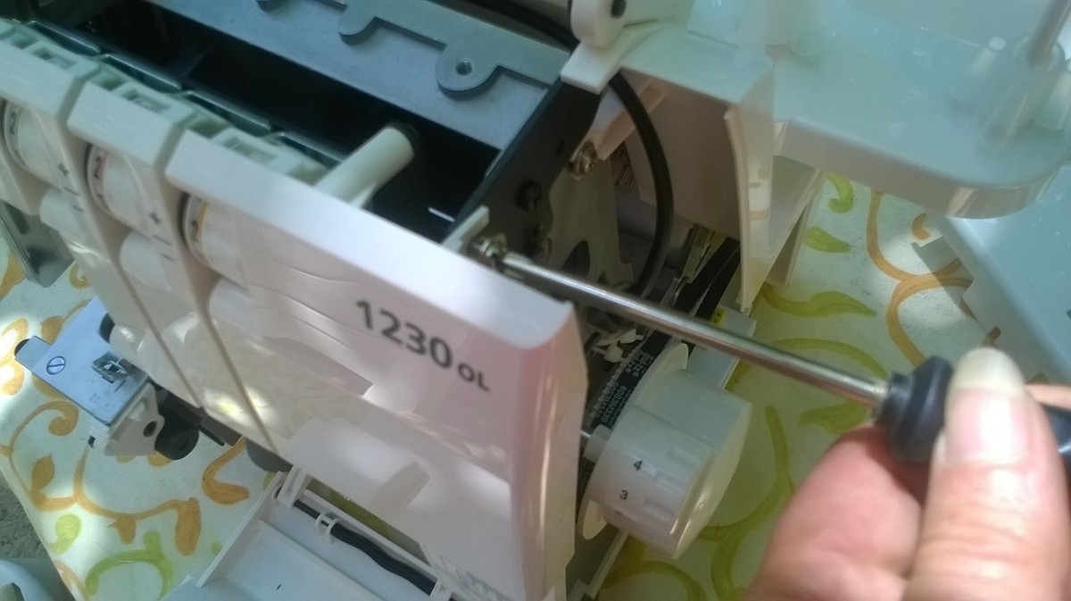 Machine a coudre bloquee
