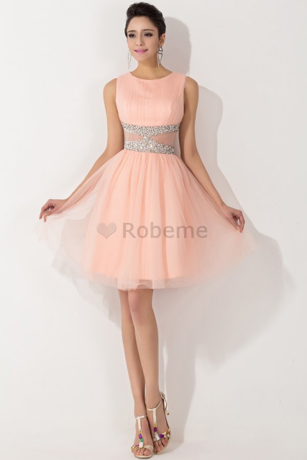 Robe ceremonie femme rose pale