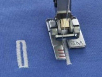 Coudre une boutonnière à la machine pfaff