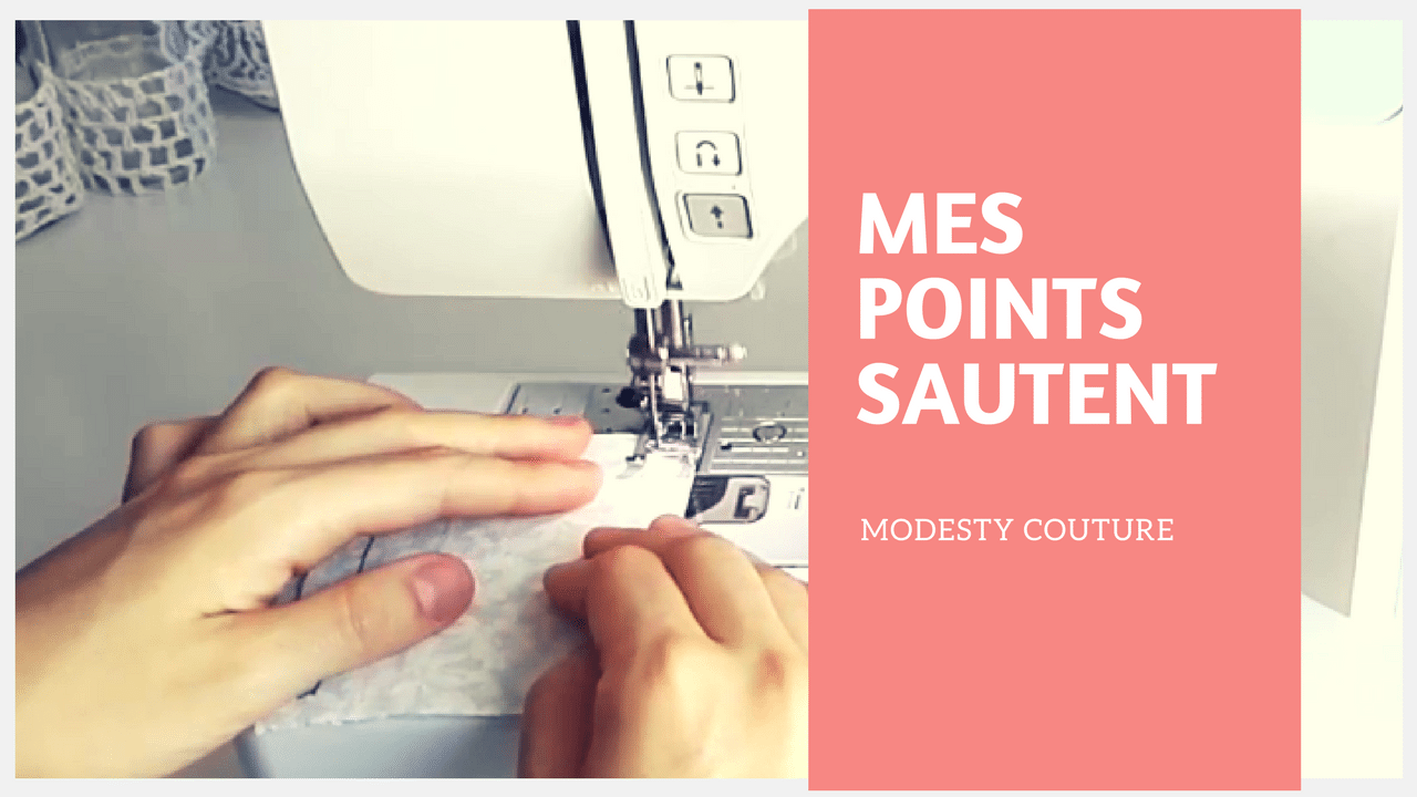 Machine a coudre qui coupe le tissu